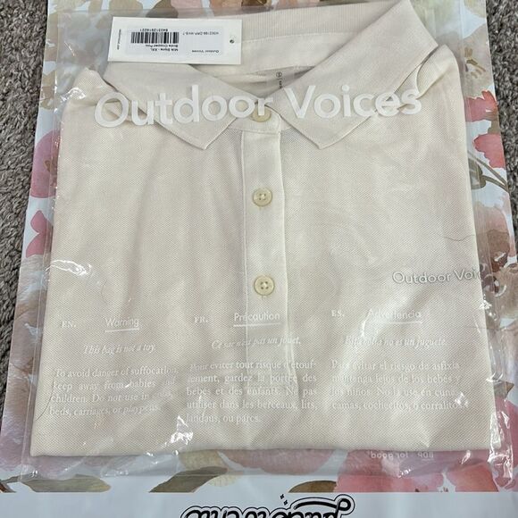 Outdoor Voices Birdie Crop Polo NWT - Picture 7 of 7